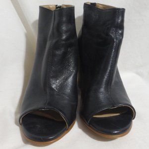 RUDSAK, size 37, open toe heels, zip back, Made In Italy, GUC